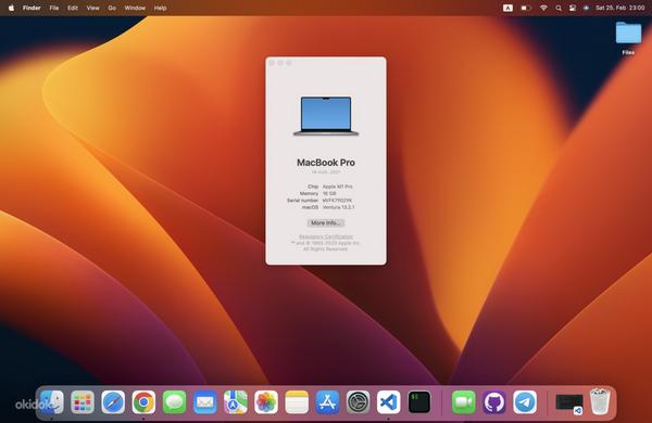 MacBook Apple M1 Pro (2021 г.) — 14 дюймов — 16 ГБ — 512 ГБ (фото #3)