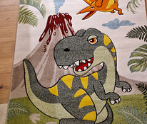 Новый детский 3D коврик 140х200см с динозаврами
