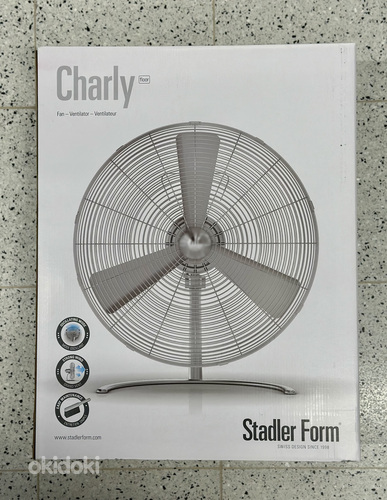Stadler Form Charly Floor ventilaator, uus! (foto #1)