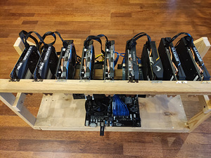 9 TK GTX 1660/SUPER MINING RIG 292MH/S 691W (4 foto / 6)