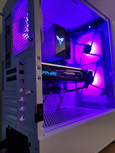 1)Valge mänguriarvuti RX 570 8GB,i5-2500,16GB DDR3,240GB SSD (4 foto / 5)