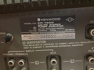 Kenwood KR-7600 Reciver (4 foto / 4)