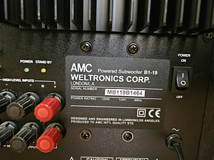 AMC B1-19 Powered Subwoofer (5 foto / 5)