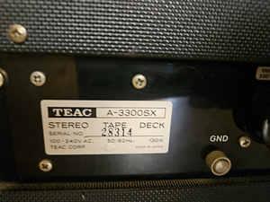 Стереофонический катушечный магнитофон TEAC A-3300SX (7 фото из 7)