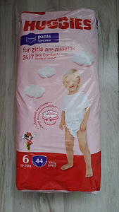 Pampers Hugges 6,Pakk +10 tk. Tüdrukule