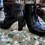 Кожаные ботинки högl на каблуке, черные ботинки на каблуке, (фото #3)