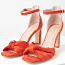 Оранжевые замшевые туфли Camaieu, 38 (фото #1)