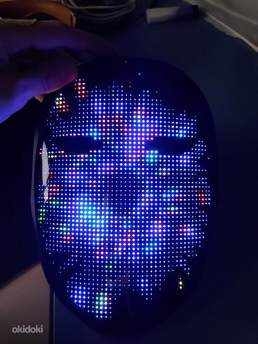 Neon Culture/ Shining mask/ Haloween mask/ LED/ programmable (фото #3)