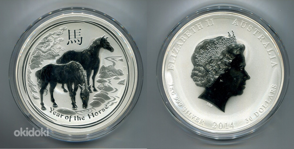 1 килограмм серебряных монет/слитков (фото #5)