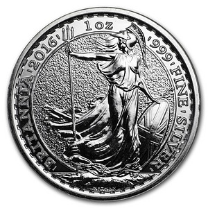 Hõbemündid 1 oz Britannia / 1oz silver coins Britannia 2016 (1 foto / 2)