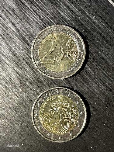 2€ münt SLAVA UKRAINI (foto #1)