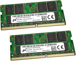 2x8GB Micron SO-DIMM DDR4 2133 sülearvuti mälu (1 foto / 1)