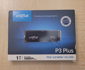 Ketas SSD Crucial P3 Plus 1TB - PCIe 4.0 NVMe (2 foto / 3)