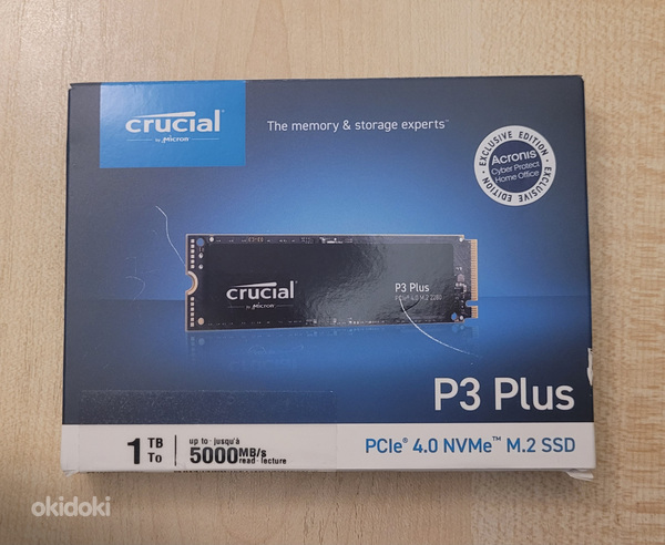 Ketas SSD Crucial P3 Plus 1TB - PCIe 4.0 NVMe (foto #2)
