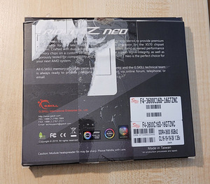 Gskill TridentZ Neo 2x8GB DDR4-3600 RGB mälu (4 foto / 4)