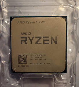 AMD Ryzen 5 5500 (6-core, 3.6 GHz, 65W) AM4 protsessor (2 foto / 3)