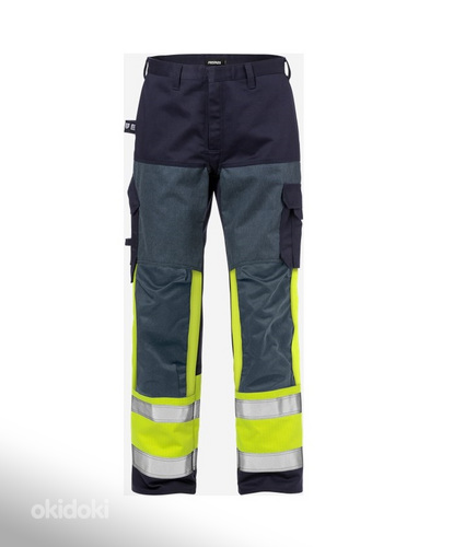 Tööpüksid keevituspüksid Fristads (kõrgnähtavad, suurus C58)