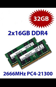 2x16GB DDR4-2666 SODIMM mälu sülearvutile (1 foto / 3)