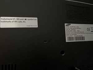 Samsung telekas ja telekaalus-laud. (2 foto / 3)