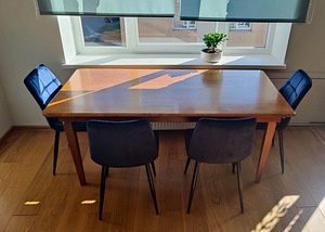 Puidust söögilaud 180*90 cm (3 foto / 4)
