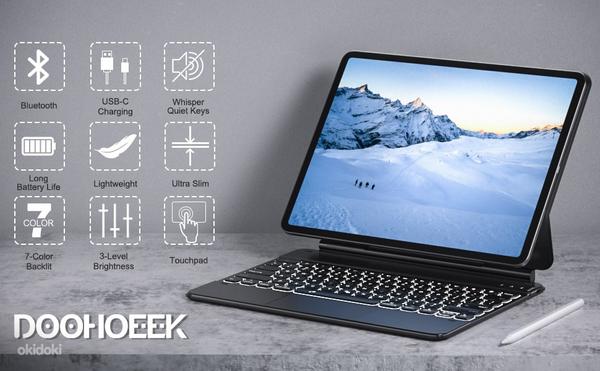 Doohoeek iPad Pro 12.9 Klaviatuur Ümbris / Magic Keyboard (foto #5)