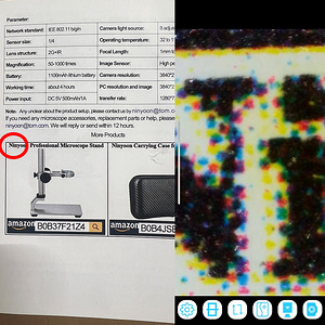 Ninyoon Digitaalne Mikroskoop juhtmevaba WiFi 4k (6 foto / 9)