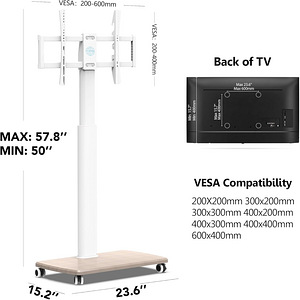 FITUEYES TV universaalne telerialus FT-E1653WW VESA 32-70" (7 foto / 7)