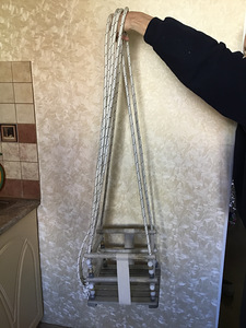 Kvaliteetne tugev saksa puidust kiik. (2 foto / 8)