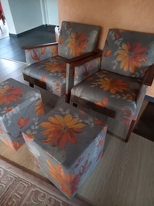 Retro tugitoolid kahe tumbaga (2 foto / 2)