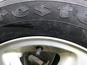 Диски Jeep r17 5x127 с датчиками давления + резина (4 фото из 4)