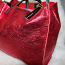 Роскошная кожаная большая соломенная сумка с маленькой сумко (фото #1)