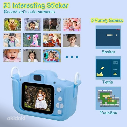 Цифровая камера для детей Замечательный подарок. (фото #4)