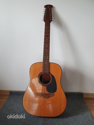 12-струнная акустическая гитара CLARISSA G-62, Made in Italy (фото #1)