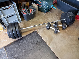 Kang 80kg + hantlid 15+15kg (1 foto / 3)
