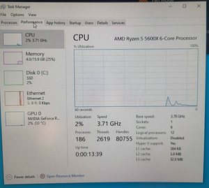 Mänguriarvuti Ryzen 5 5600X/ 3070 / 16 GB / 1TB m.2 (3 foto / 5)