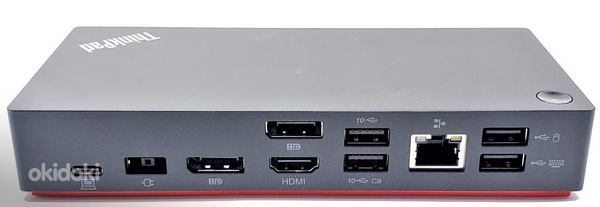 ThinkPad USB-C Dock Gen 2 + 90w laadija + USB-C kaabel (foto #1)