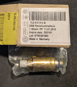 Õhkpadja suruõhuklapp Audi Porsche VW 7L0 616 814 B (1 foto / 1)