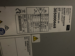 Inverter Sunny Tripower STP 10000TL-20 (2 foto / 3)