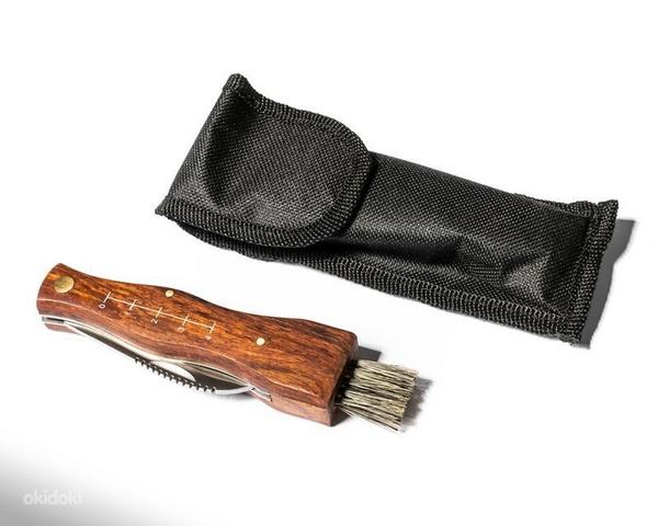 Нож с деревянной ручкой и поясной сумкой, доставка бесплат (фото #2)