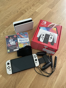 Müüa Nintendo Switch OLED + 1 mäng Nitendo sports (1 foto / 1)