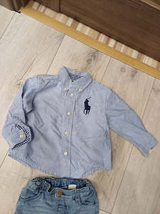 Ralph Lauren särk,hm teksad poisile suurus 86 (2 foto / 9)