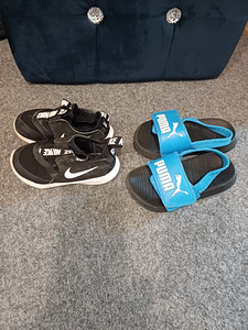 Nike tossud 25 ja puma sandaalid 25 hind kõik koos (1 foto / 6)