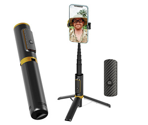 Selfie stick ja statiiv koos puldiga (1 foto / 5)