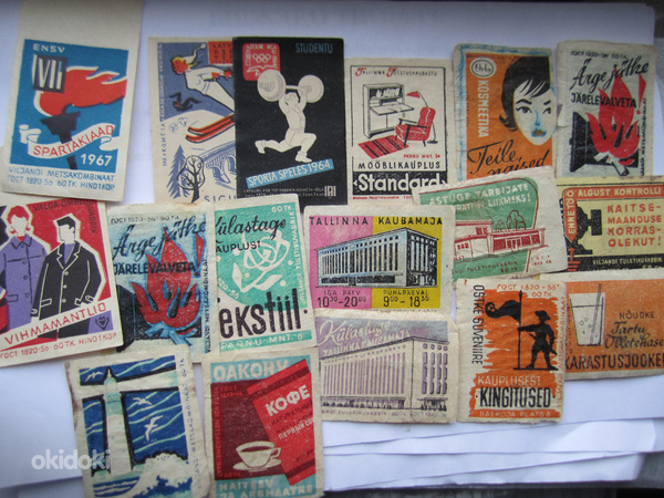 Vanad postkaardid. Sobitavad kleebised. (foto #2)