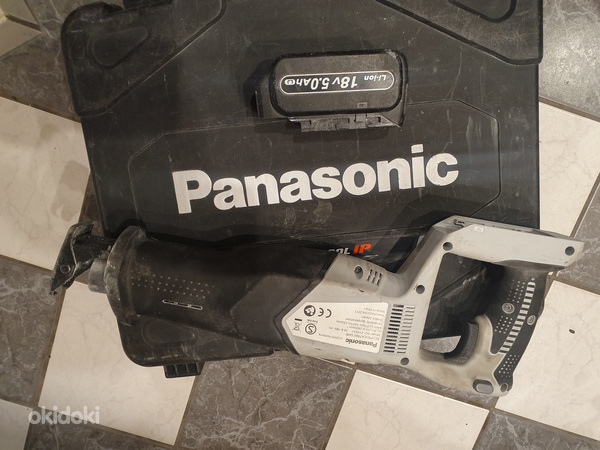 Panasonic 18В/14В тигровая пила, чехол, аккумулятор 5Ач 18В (фото #4)