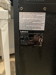 LENCO PX-250 kaasaskantav akutoitega kõlar (7 foto / 8)