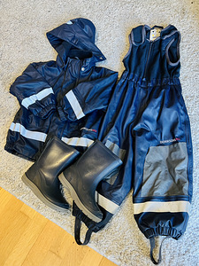 Didrikson laste 90cm komplekt (jope, püksid, kummikud) (1 foto / 6)