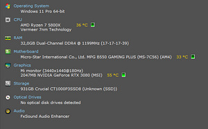 Ryzen 7 5800X / 32GB / RTX 3080 10GB (5 foto / 5)