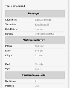 Шкаф с зеркалом, белый (2 фото из 3)