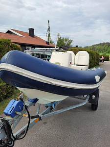 Лодка RIB 3,6 м с двигателем 9,9 л.с. (1 фото из 10)